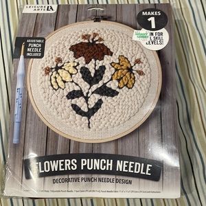 2 Brand new, never opened punch needle and embroidery project kits.